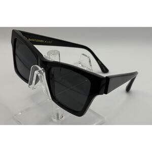 Saint Owen Rockbird Sunglasses Cat Eye Black LAVI Italy Designer Women’s Retro